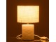 Bílá keramická stolní lampa Pierre se stínidlem - Ø18 * 28 cm J-Line by Jolipa