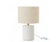 Bílá keramická stolní lampa Pierre se stínidlem - Ø18 * 28 cm J-Line by Jolipa