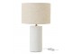 Bílá keramická stolní lampa Pierre se stínidlem - Ø 23*37 cm/ 40W / E27 J-Line by Jolipa