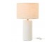 Bílá keramická stolní lampa Pierre se stínidlem - Ø 23*37 cm/ 40W / E27 J-Line by Jolipa