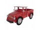Vánoční dekorace červené kovové retro auto - 42*18*19 cm Clayre & Eef