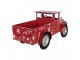 Vánoční dekorace červené kovové retro auto - 42*18*19 cm Clayre & Eef