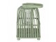 Zelená ratanová lucerna Simmy M - 21*21*30 cm Clayre & Eef
