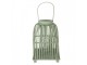 Zelená ratanová lucerna Simmy L - 24*24*36 cm Clayre & Eef