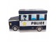 Černá úložná krabice – Policejní auto - 55*32*28 cm Clayre & Eef