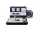 Černá úložná krabice – Policejní auto - 55*32*28 cm Clayre & Eef