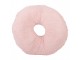 Růžový dekorativní polštář ve tvaru donutu s posypem - Ø 35*6 cm Clayre & Eef