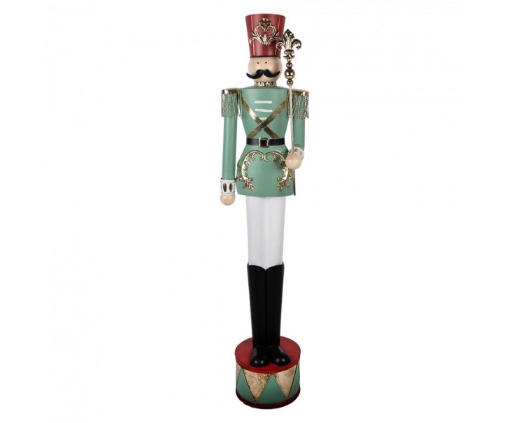 Kovová dekorace Louskáček Nutcracker - 34*29*152 cm Clayre & Eef
