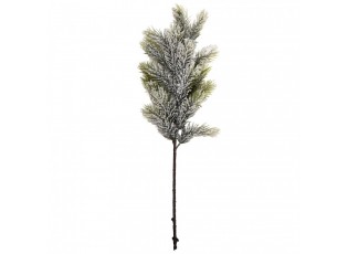 Vánoční dekorace zápich zasněžená jehličnatá větvička - 15*7*60 cm