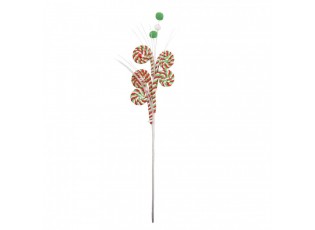 Vánoční dekorace zápich cukrová lízátka - 14*6*64 cm