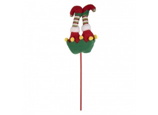 Kouzelný vánoční zápich nohy skřítek Elf - 12*7*43 cm