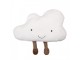 Bílý dekorativní polštář ve tvaru obláčku Cloud - 60*30*10 cm Clayre & Eef