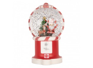 Kouzelná vánoční dekorace Santa – hrací skříňka s LED - 12*11*20 cm / 3*AA/ USB