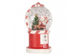Kouzelná vánoční dekorace Santa – hrací skříňka s LED - 12*11*20 cm / 3*AA/ USB