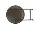 Zelený skládací zahradní Bistro set stůl a 2 židle - Ø 60*71 / 50*40*93 cm Clayre & Eef