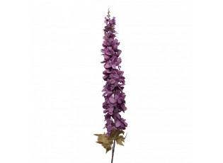 Dekorace umělá květina ostrožka Delphinium s fialovým květem - 8*8*124 cm