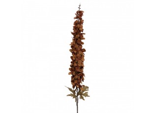 Dekorace umělá květina ostrožka Delphinium s hnědým květem - 8*8*124 cm