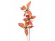 Dekorační větvička s oranžovými motýlky Butterfly - 10*10*65 cm Clayre & Eef