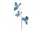 Dekorační větvička s modrými motýlky Butterfly - 10*10*65 cm Clayre & Eef
