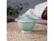 Zelená porcelánová cukřenka s krajkou Provence lace verte - Ø 10*9 cm / 190 ml Chic Antique