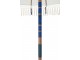 Béžový slunečník s dřevěnou tyčí a třásněmi Flavie Blue - ∅ 180*260 cm J-Line by Jolipa
