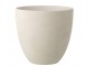 Bílý antik keramický obal na květináč Larigge XL - Ø 36*34 cm J-Line by Jolipa