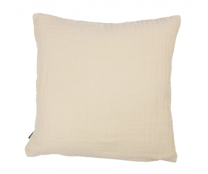 Krémový mušelínový polštář Nova Muslin - 45*45cm Mars & More 