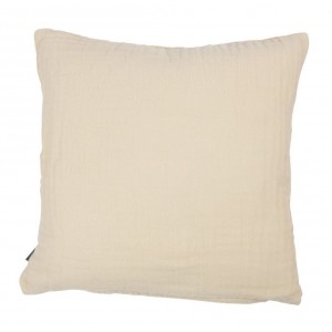 Krémový mušelínový polštář Nova Muslin - 45*45cm 