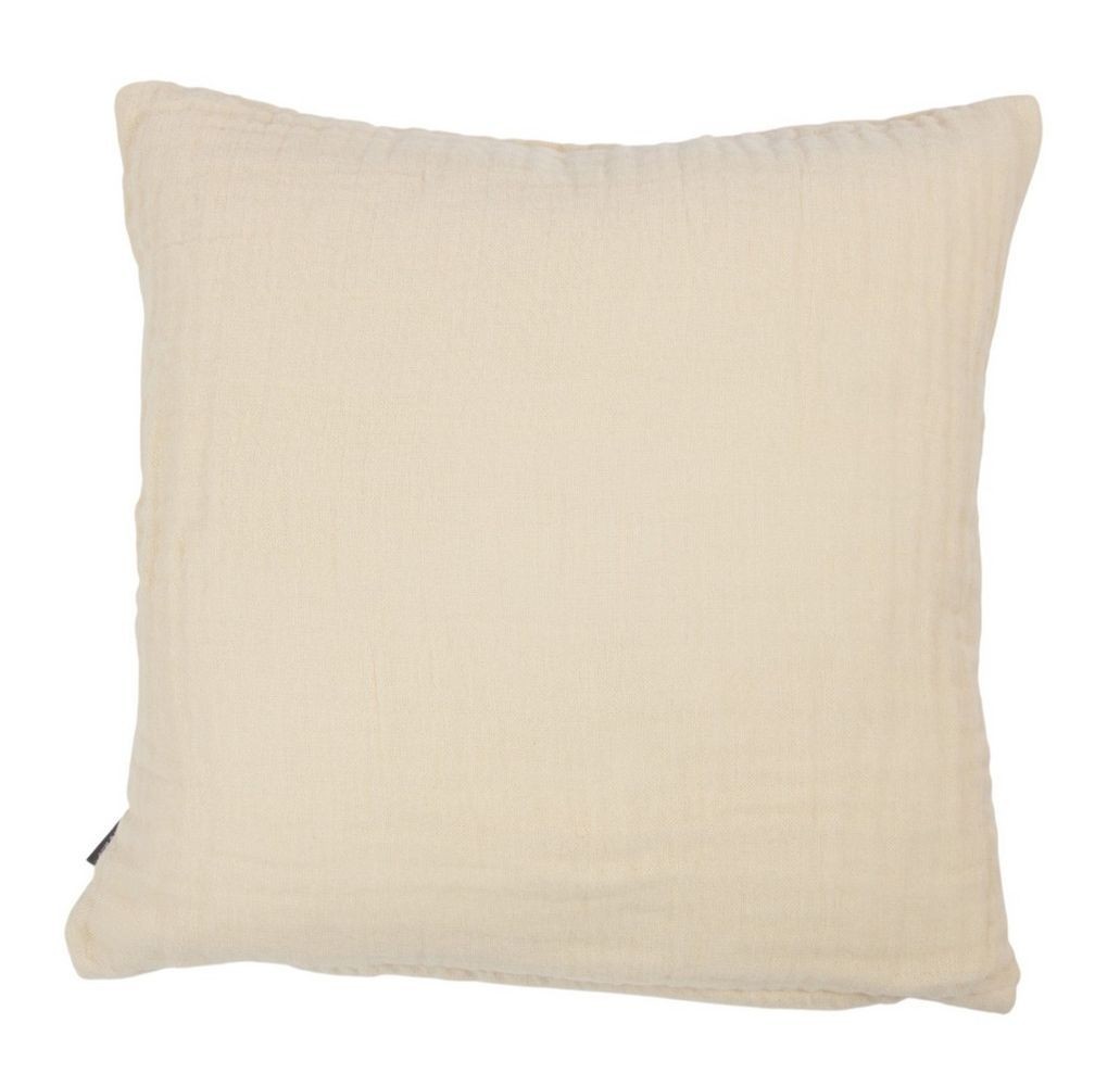 Krémový mušelínový polštář Nova Muslin - 45*45cm 