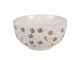 Bílá porcelánová miska s perníčkem Gingerbread Magic - Ø 14*7 cm / 500 ml Clayre & Eef