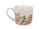Porcelánový hrnek s květy Flower & Fiesta - 12*8*7 cm / 275 ml Clayre & Eef