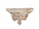 Béžový antik nástěnný podstavec s andílkem Baroque - 33*14*21 cm Clayre & Eef