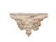 Béžový antik nástěnný podstavec s andílkem Baroque - 33*14*21 cm Clayre & Eef