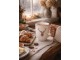 Porcelánový hrnek s jelenem Cosy Lodge - 12*8*10 cm / 300 ml Clayre & Eef