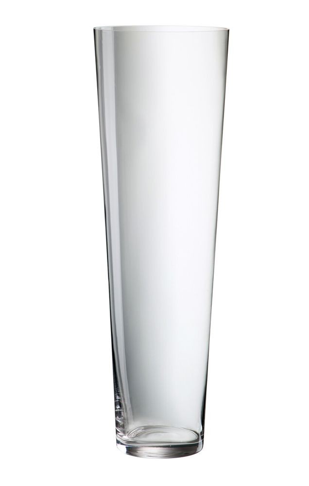 Transparentní skleněná váza Tow - Ø 19,5*70 cm