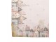 Béžový bavlněný ubrus se srdíčky a domky Hearts & Houses - 100*100 cm Clayre & Eef