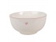 Porcelánová miska se srdíčkem Beautiful Heart - Ø 14*7 cm / 500 ml Clayre & Eef