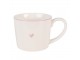 Porcelánový hrnek se srdíčkem Beautiful Heart - 12*8*7 cm / 275 ml Clayre & Eef