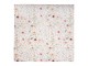 Bílý bavlněný ubrus s růžemi Soft Romantic Blush - 100*100 cm Clayre & Eef