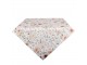 Bílý bavlněný ubrus s růžemi Soft Romantic Blush - 100*100 cm Clayre & Eef
