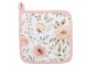 Bílá bavlněná chňapka - podložka s růžemi Soft Romantic Blush - 20*20 cm Clayre & Eef