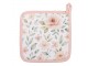 Bílá bavlněná chňapka - podložka s růžemi Soft Romantic Blush - 20*20 cm Clayre & Eef