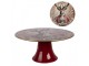 Servírovací podnos na noze s jelenem Collection Aristocrat - Ø 22*10 cm Clayre & Eef