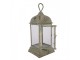 Zelená kovová vintage lucerna Simia - 20*20*49 cm Clayre & Eef