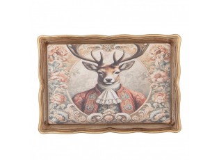 Servírovací podnos s jelenem Collection Aristocrat - 31*22*2 cm