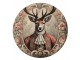 Servírovací talíř s jelenem Collection Aristocrat L - Ø 40*1 cm Clayre & Eef