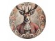 Servírovací talíř s jelenem Collection Aristocrat - Ø 33*1 cm Clayre & Eef