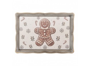 Plastový podnos tác s perníčkem Gingerbread Magic - 31*22*2 cm