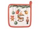 Vánoční bavlněná chňapka - podložka Christmas Carousel Dream - 20*20 cm Clayre & Eef