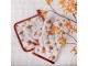 Béžový ubrus s listy a muchomůrkami Autumn Leaves - 100*100 cm Clayre & Eef